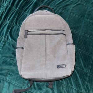 Tomtoc Backpack Computer Canvas Bag Sturdy Weatherproof Travel 16" x 12" Gray
